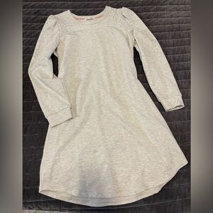 Elegant Gray Midi Dress